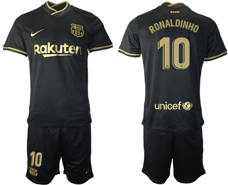 Men 2020-2021 club Barcelona away #10 black Soccer Jerseys->barcelona jersey->Soccer Club Jersey